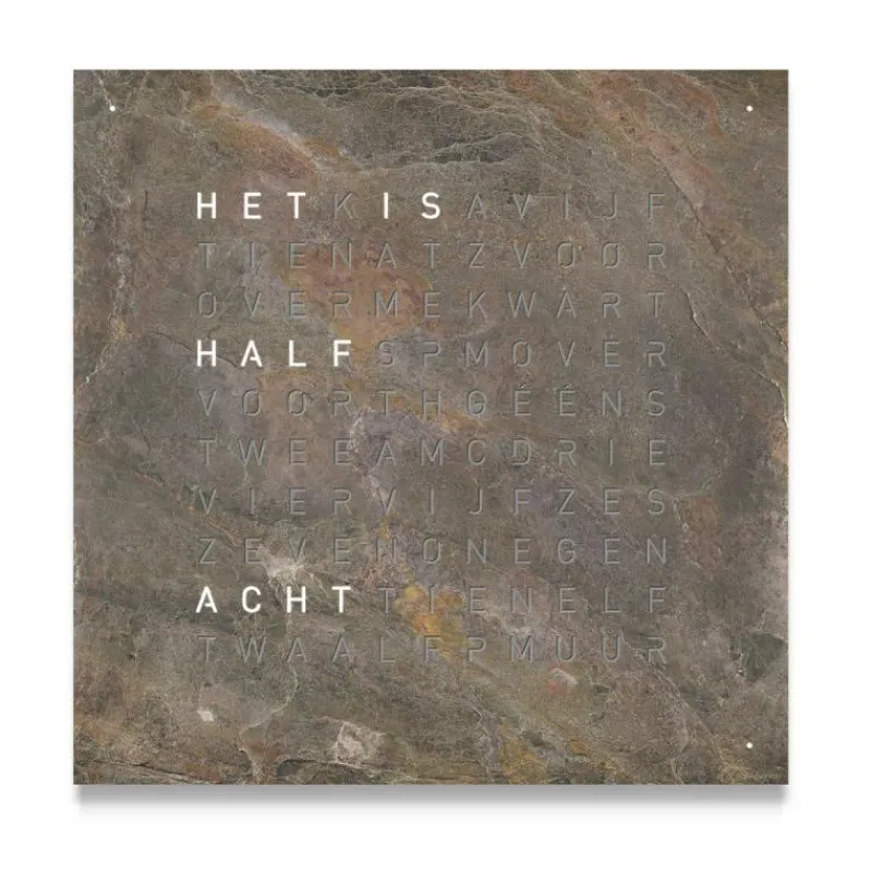 Discount QLOCKTWO Earth 45 Creator's Edition Klok Klokken