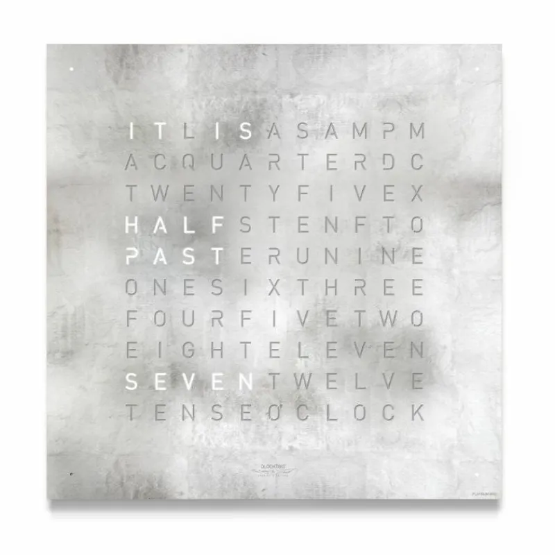 Discount QLOCKTWO Earth 45 Creator's Edition Klok Klokken