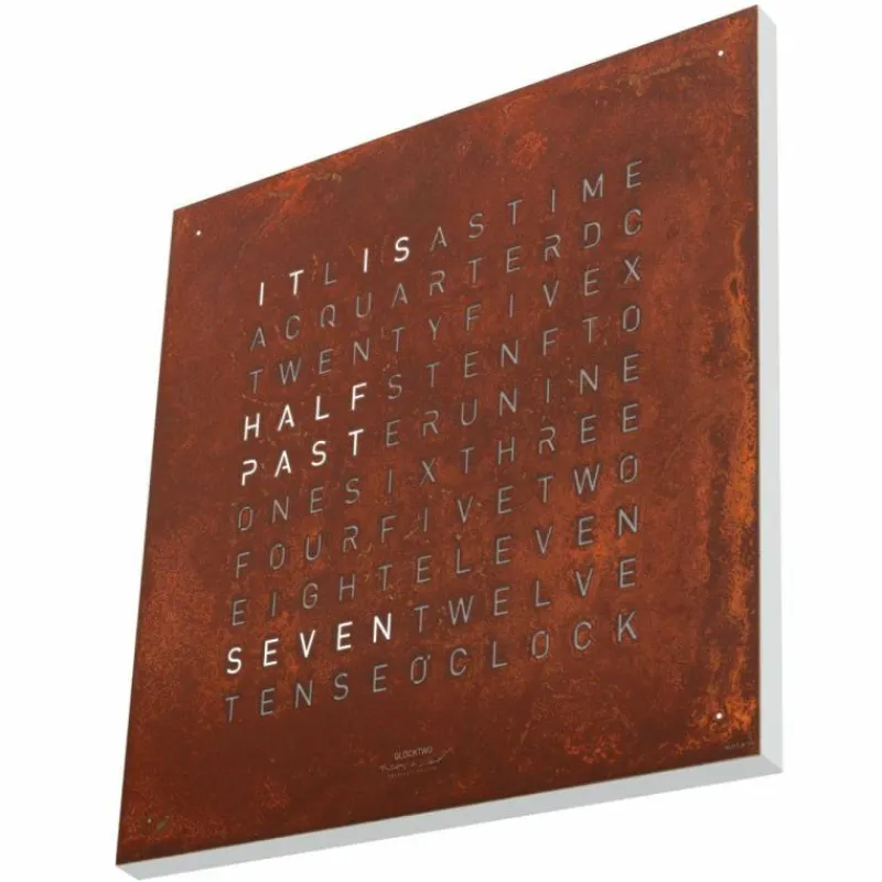 Discount QLOCKTWO Earth 45 Creator's Edition Klok Klokken