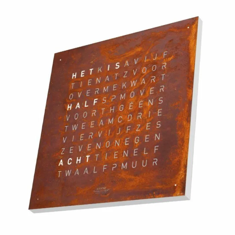 Discount QLOCKTWO Earth 45 Creator's Edition Klok Klokken