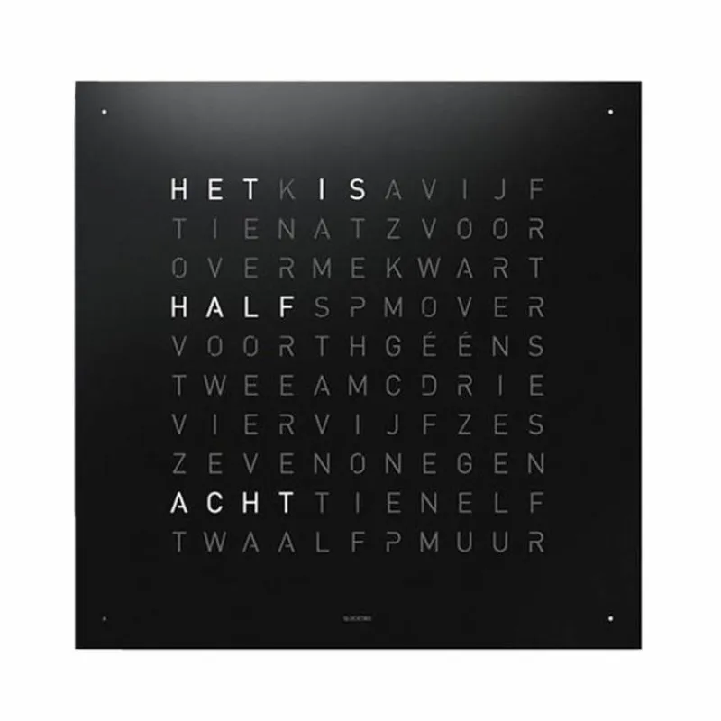 Sale QLOCKTWO Earth 90 Klok Klokken