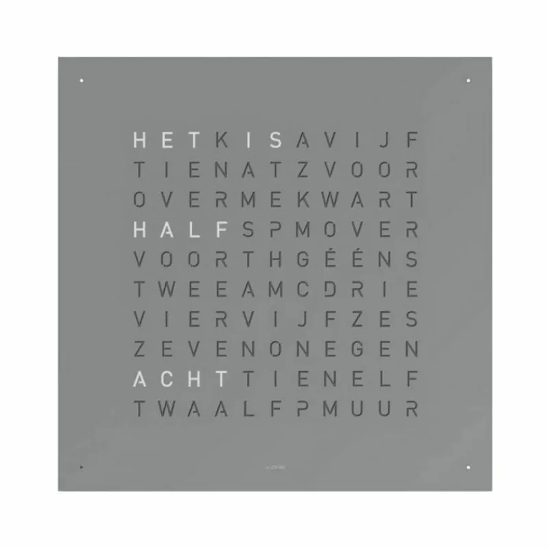 Sale QLOCKTWO Earth 90 Klok Klokken