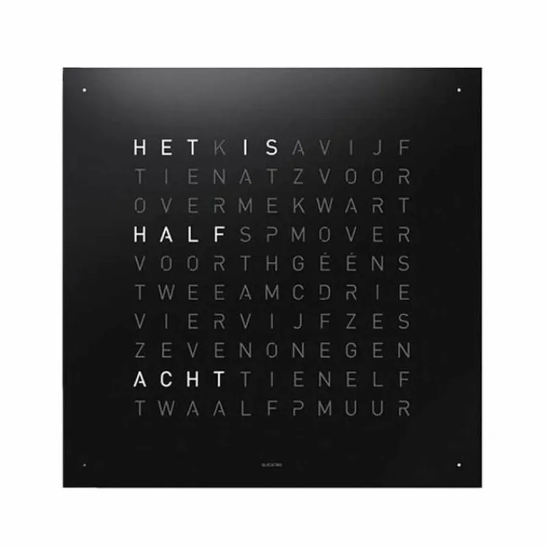 Hot QLOCKTWO Earth 180 Klok Klokken