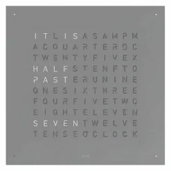 Hot QLOCKTWO Earth 180 Klok Klokken