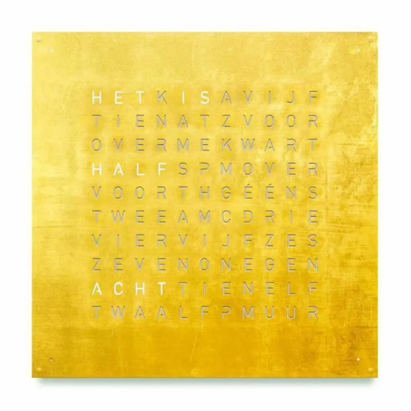Hot QLOCKTWO Earth 180 Klok Klokken