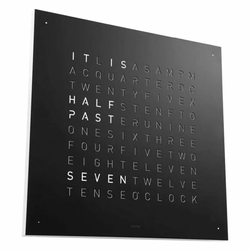 Hot QLOCKTWO Earth 180 Klok Klokken