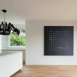 Hot QLOCKTWO Earth 180 Klok Klokken