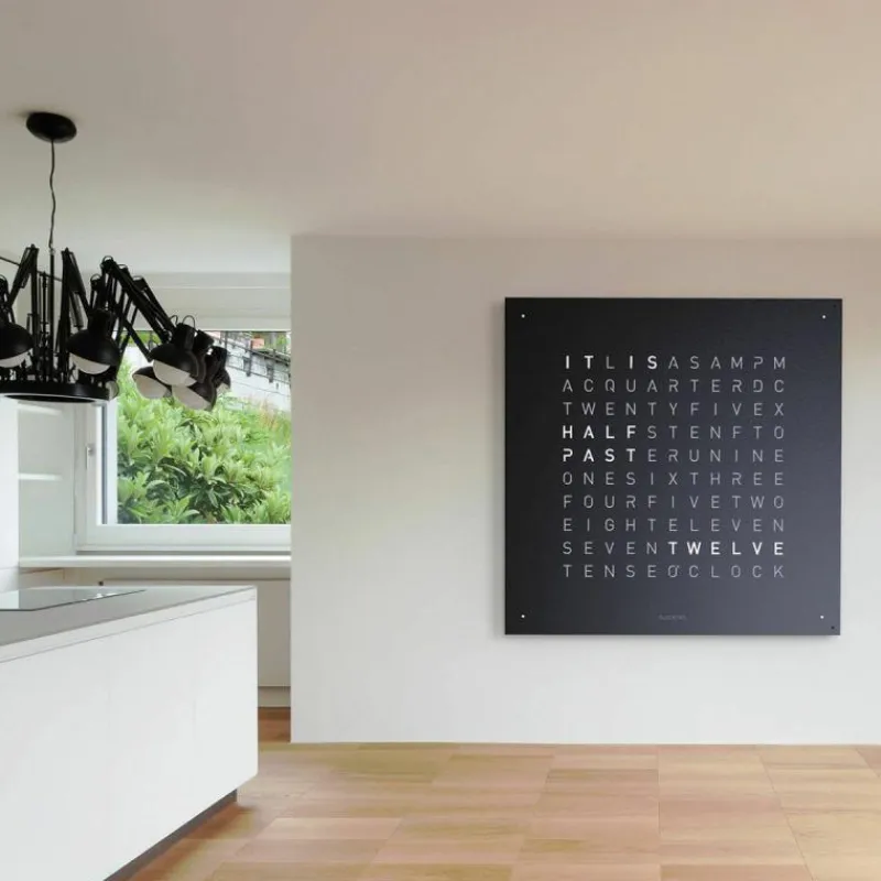 Hot QLOCKTWO Earth 180 Klok Klokken