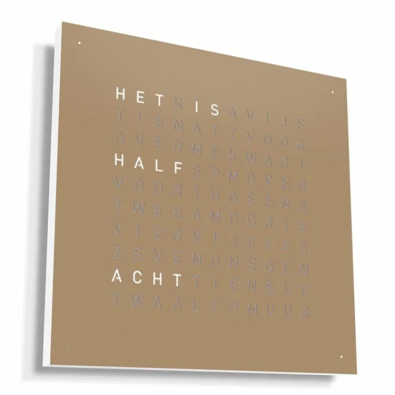 Hot QLOCKTWO Earth 45 Metal Klok Klokken