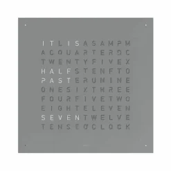 Hot QLOCKTWO Earth 45 Metal Klok Klokken