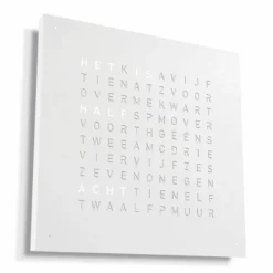 Hot QLOCKTWO Earth 45 Metal Klok Klokken