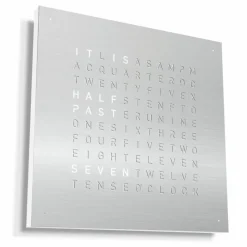 Hot QLOCKTWO Earth 45 Metal Klok Klokken