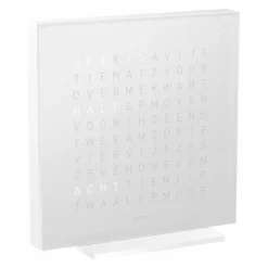 Online QLOCKTWO Earth 13,5 Pure Tafelklok Klokken