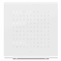 Online QLOCKTWO Earth 13,5 Pure Tafelklok Klokken