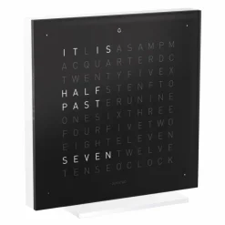 Online QLOCKTWO Earth 13,5 Pure Tafelklok Klokken