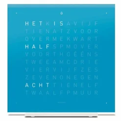 Online QLOCKTWO Earth 13,5 Pure Tafelklok Klokken