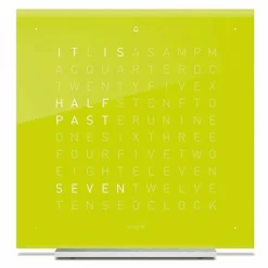 Online QLOCKTWO Earth 13,5 Pure Tafelklok Klokken