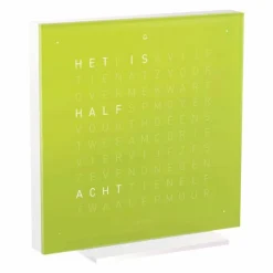 Online QLOCKTWO Earth 13,5 Pure Tafelklok Klokken