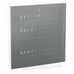 Online QLOCKTWO Earth 13,5 Pure Tafelklok Klokken