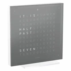 Online QLOCKTWO Earth 13,5 Pure Tafelklok Klokken