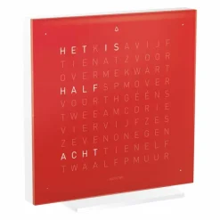 Online QLOCKTWO Earth 13,5 Pure Tafelklok Klokken