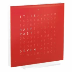 Online QLOCKTWO Earth 13,5 Pure Tafelklok Klokken