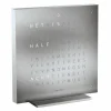 Online QLOCKTWO Earth 13,5 Tafelklok Klokken