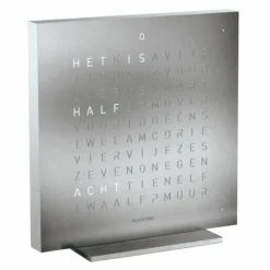 Online QLOCKTWO Earth 13,5 Tafelklok Klokken