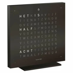 Online QLOCKTWO Earth 13,5 Tafelklok Klokken