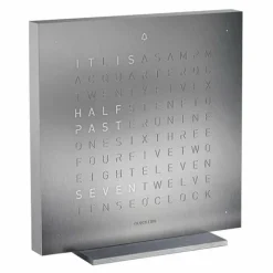 Online QLOCKTWO Earth 13,5 Tafelklok Klokken