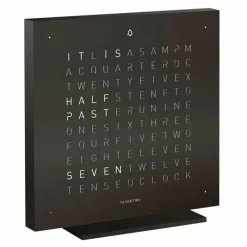Online QLOCKTWO Earth 13,5 Tafelklok Klokken