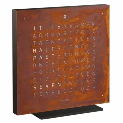Online QLOCKTWO Earth 13,5 Tafelklok Klokken