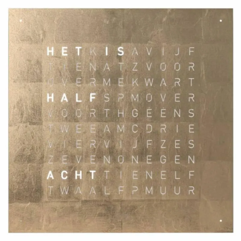 Best QLOCKTWO Earth 45 Universe Edition Klok Klokken