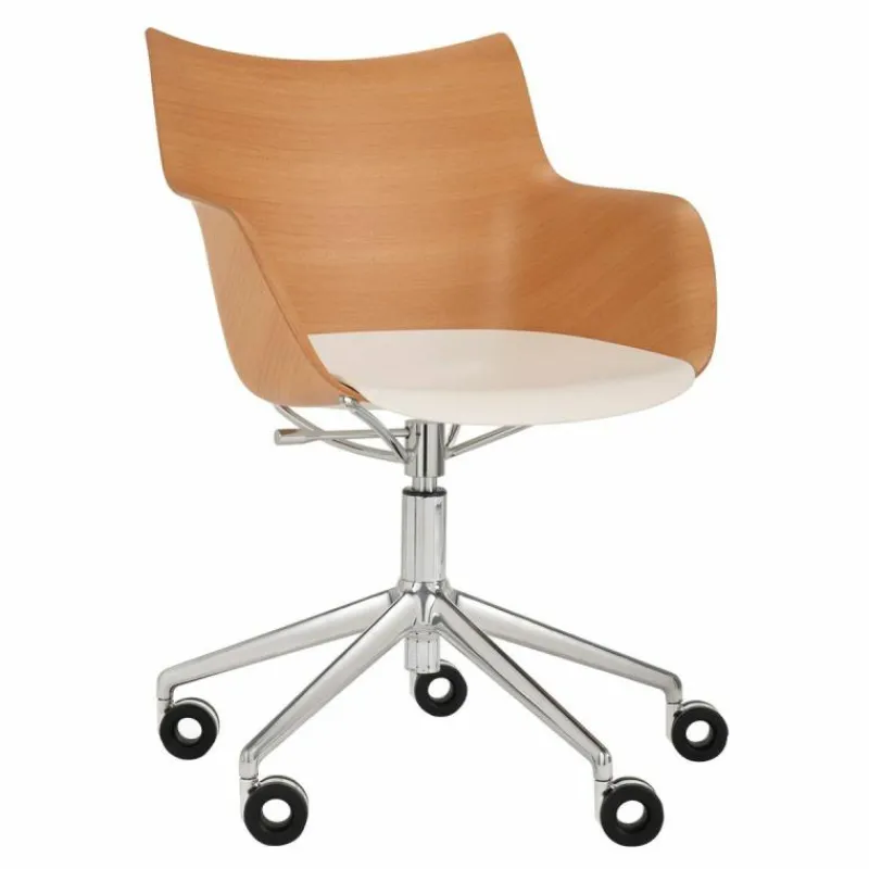 Discount Q/Wood Bureaustoel Bureaustoelen