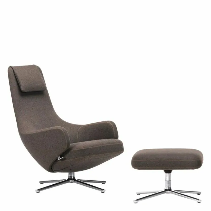 Online Repos Loungestoel + Ottoman Loungestoelen