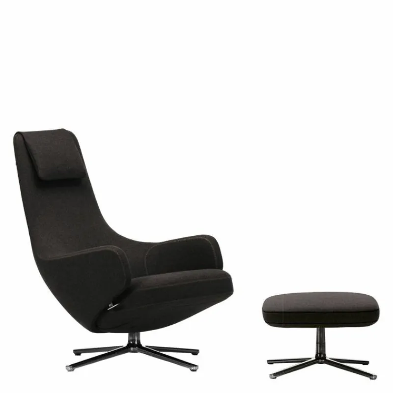 Online Repos Loungestoel + Ottoman Loungestoelen