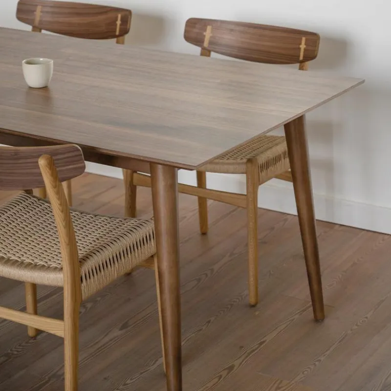 Hot Retro Walnut Eettafel Eettafels
