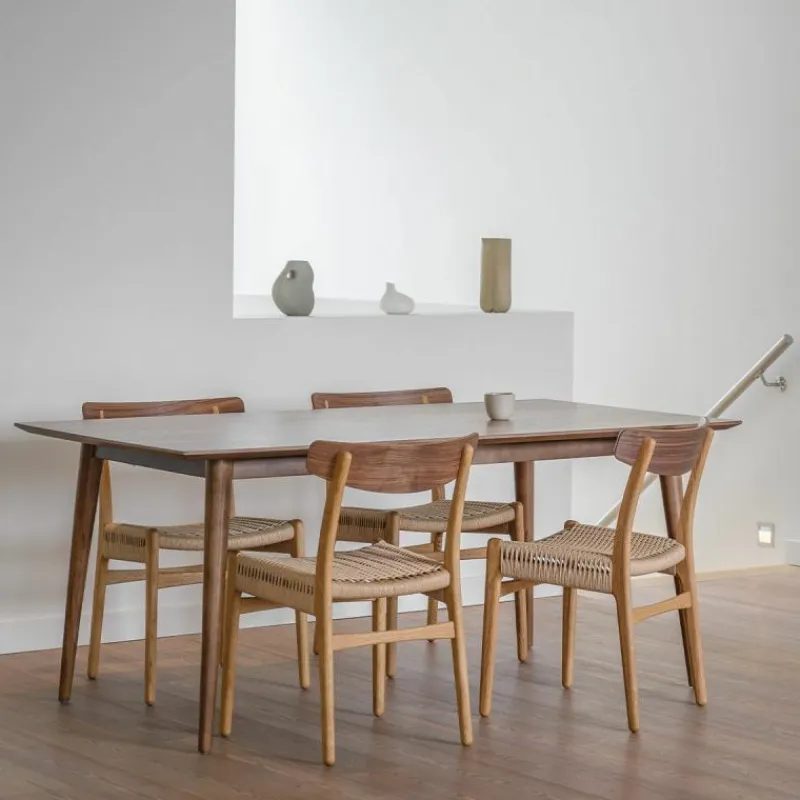 Hot Retro Walnut Eettafel Eettafels