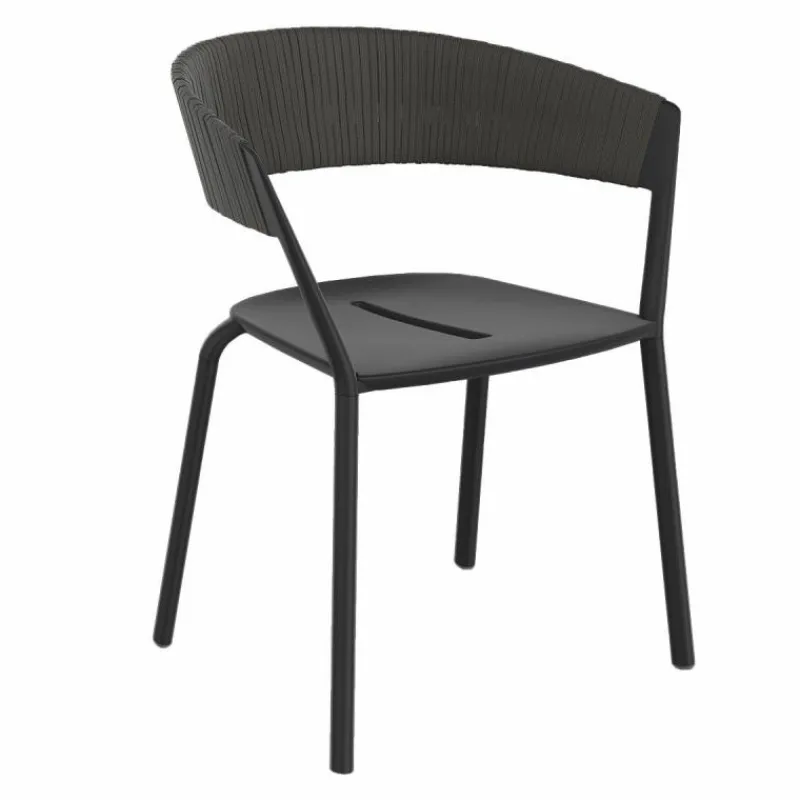 Online Ria Armstoel Deels Geweven Tuinstoelen
