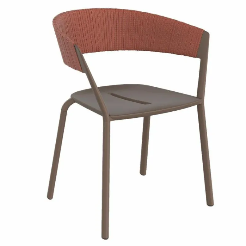 Online Ria Armstoel Deels Geweven Tuinstoelen