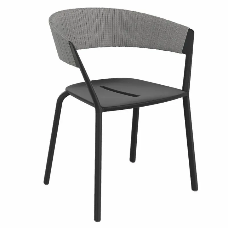 Online Ria Armstoel Deels Geweven Tuinstoelen