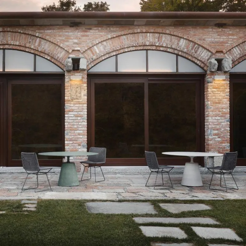 Rock Eettafel Cement Tuintafels|Eettafels