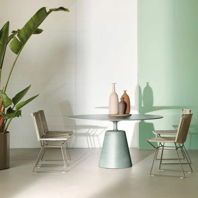 Rock Eettafel Cement Tuintafels|Eettafels