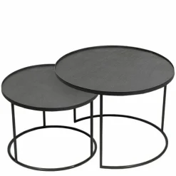 Best Round Tray Bijzettafel, set van 2 Salontafels|Bijzettafels