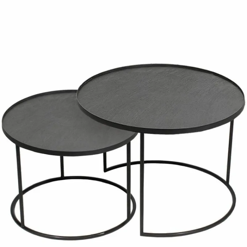 Best Round Tray Bijzettafel, set van 2 Salontafels|Bijzettafels