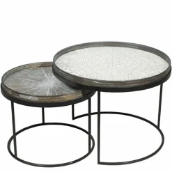 Best Round Tray Bijzettafel, set van 2 Salontafels|Bijzettafels