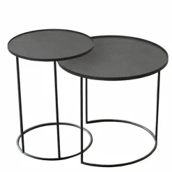 Best Round Tray Bijzettafel, set van 2 Salontafels|Bijzettafels