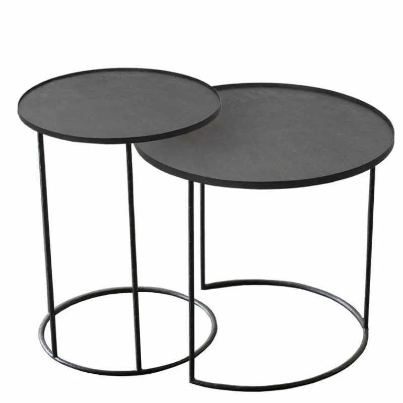 Best Round Tray Bijzettafel, set van 2 Salontafels|Bijzettafels