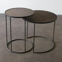 Best Round Tray Bijzettafel, set van 2 Salontafels|Bijzettafels