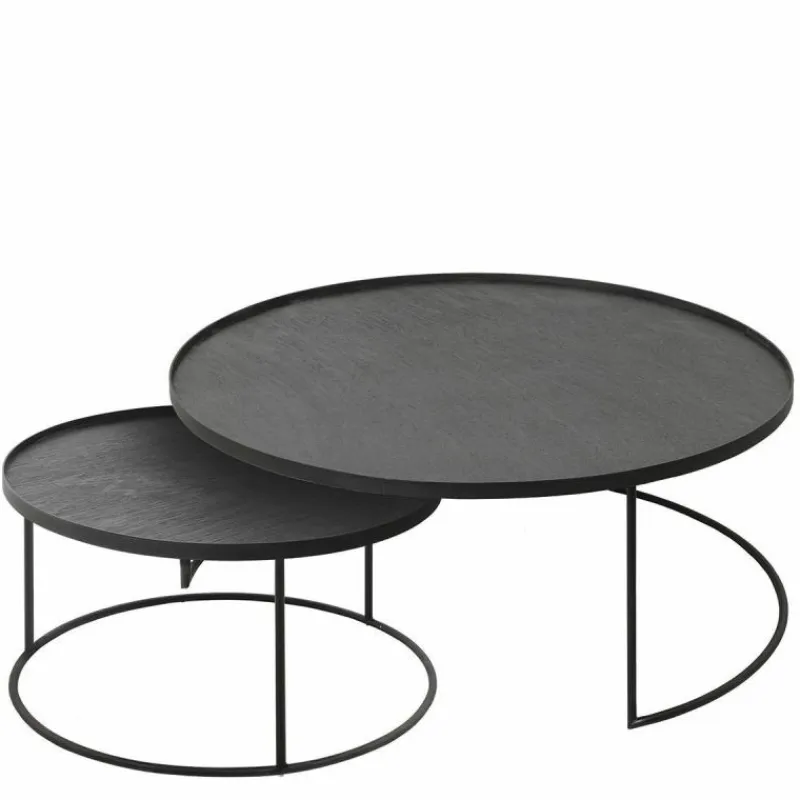 Sale Round Tray Salontafel, set van 2 Salontafels|Bijzettafels